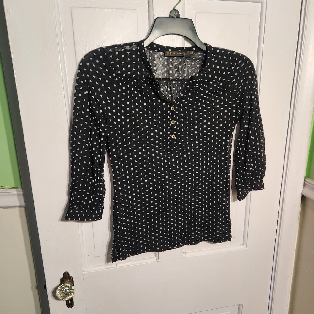 Outback Red Sheer Top Size S